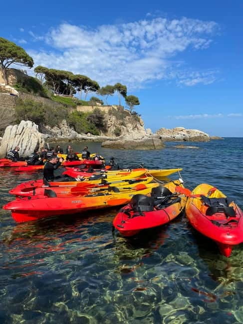 From Barcelona: Costa Brava Kayak & Snorkel Tour with Picnic - The kayak section at Platja d’Aro: caves, coves, and pacing that matters