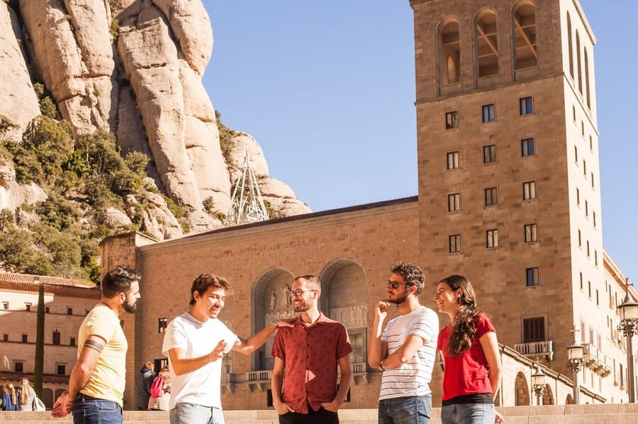 From Barcelona: Montserrat Half-Day Wine and Tapas Trip - Montserrat Basilica and monastery time that feels like a guided story