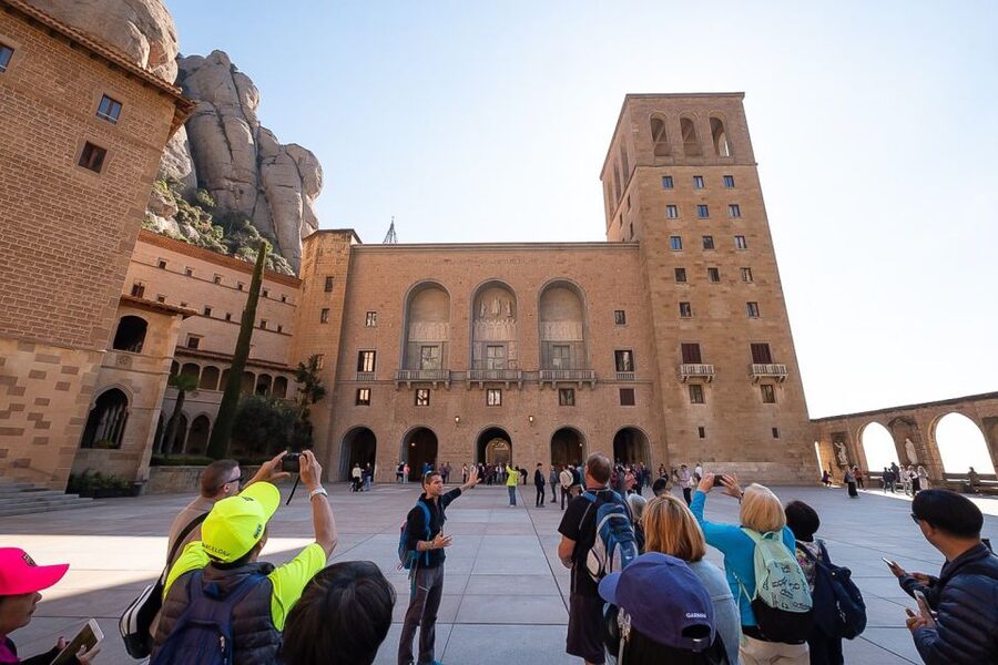 From Barcelona: Montserrat Monastery, Easy Hike, Cable Car - The monastery free time: your one-hour choose-your-own-adventure