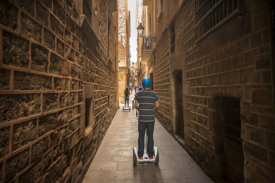 Gaudi's Barcelona 2-Hour Segway Tour with a Live Guide - Plaça dels Traginers to the Gothic Quarter: learning the rhythm of old streets