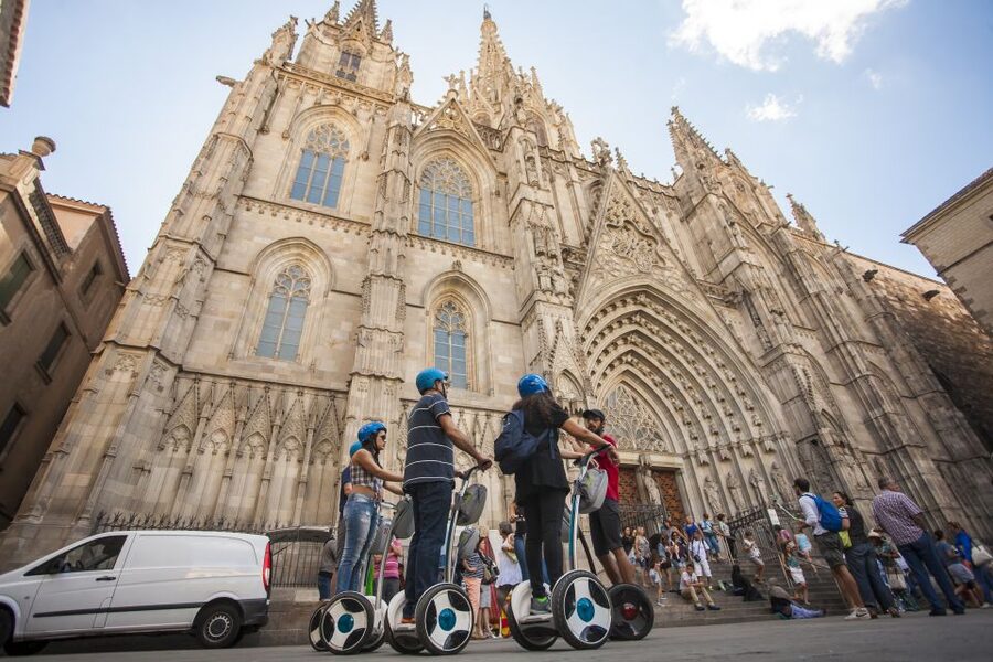 Gaudi's Barcelona 2-Hour Segway Tour with a Live Guide - The Sagrada Familia stop: unfinished towers and meaning, not ticket lines