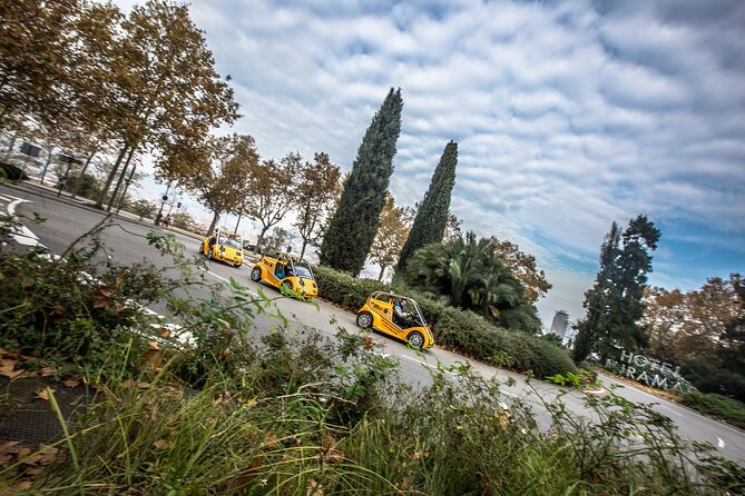 GoCar Discover Gaudi - Barrio de Gracia, then Casa Vicens and Torre Bellesguard