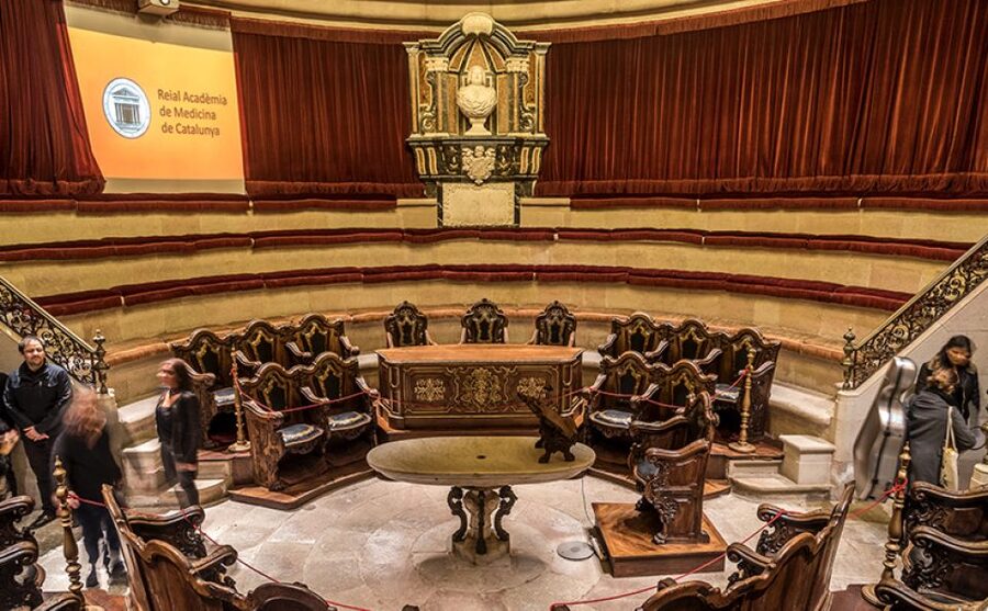 Guided Tour at Catalonia's Royal Academy of Medicine - Ventura Rodríguez’s anatomical amphitheater: medicine built in stone
