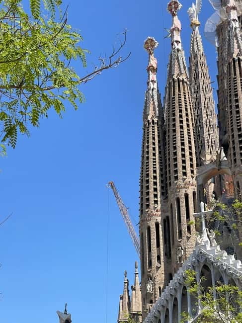 Guided Tour of Sagrada Familia - Gaudi's dream - Stained glass and changing light, not random color