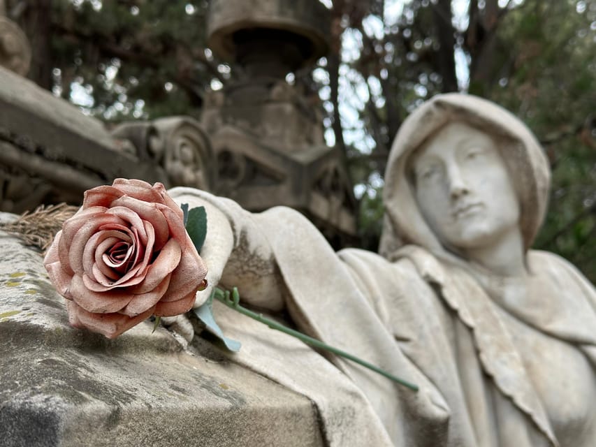 Hidden Barcelona: Montjuïc Cemetery Walking Tour - Price and value: $46 for a guide, a huge site, and roundtrip transport