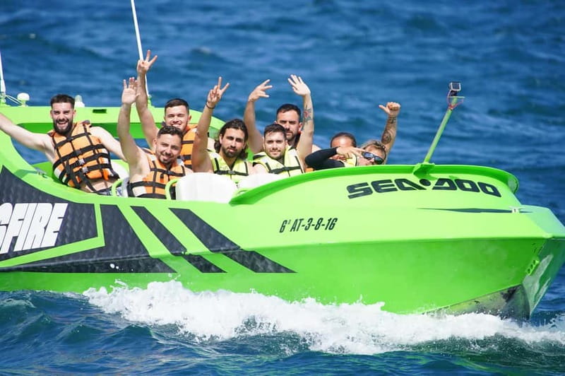 JetBoat Experience - Boarding, safety briefing, then full throttle