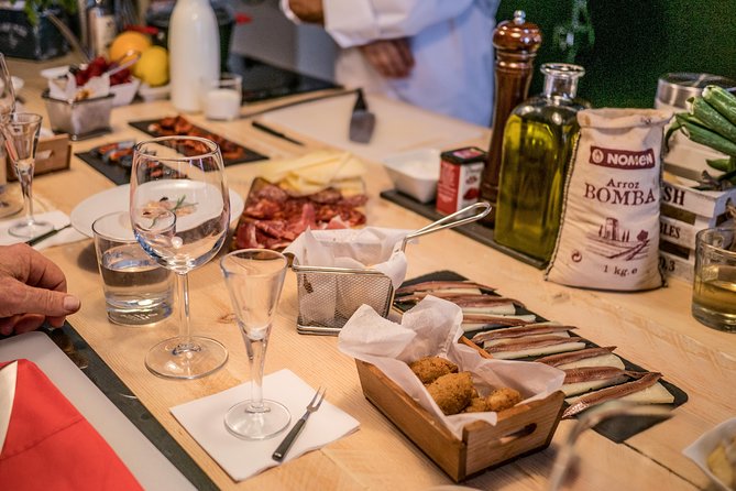 La Boqueria Market and Paella Cooking Class in Barcelona - Cooking Seafood Paella, Spanish Omelet, and Crema Catalana