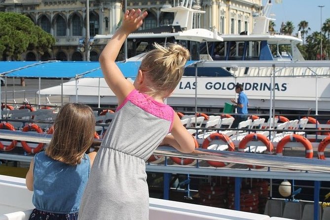 Las Golondrinas Barcelona 60-min Boat Tour - The route near Columbus Monument and Port Olímpic