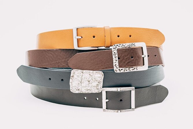 Leather Goods Workshop: Create and Design Your Belt - The craft process you will follow: edges, rivets, and leather finishing