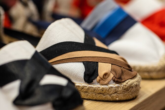Make Authentic Espadrilles in Barcelona - Stop 3: The Workshop Tables, Making Your Espadrilles, and Learning the Lacing