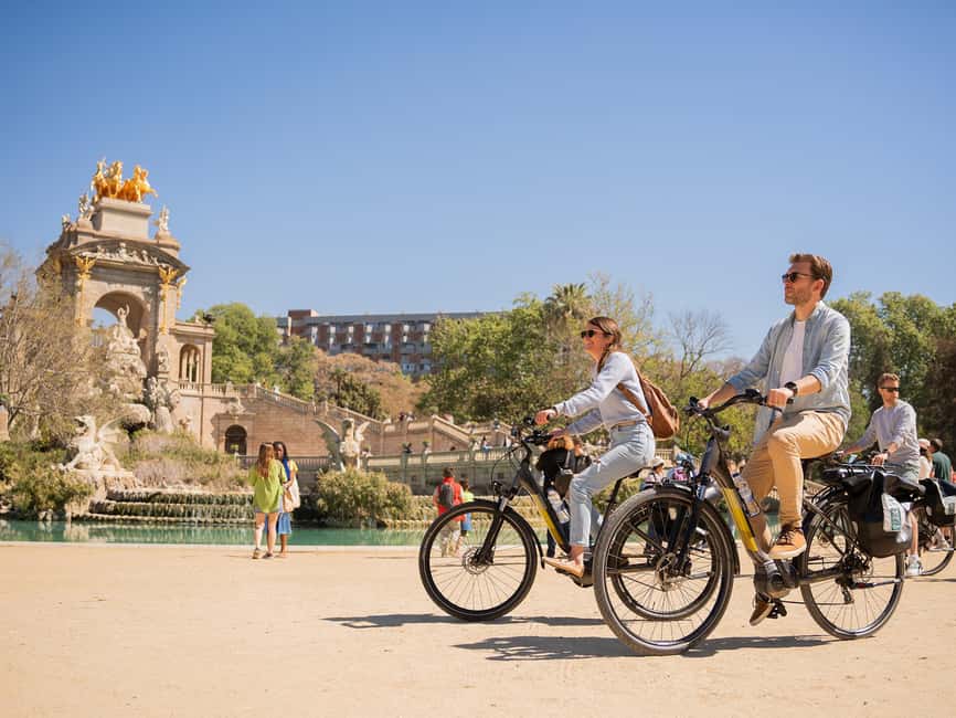 Montjuïc sunset eBike tours - The eBike Advantage on Montjuïc Hill