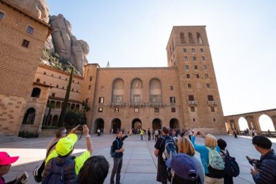 Montserrat Monastery with Easy Hike & Sitges Tour from Barcelona