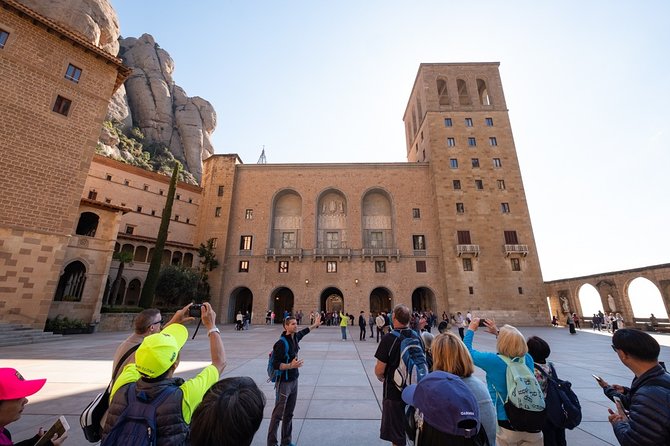 Montserrat Monastery with Easy Hike & Sitges Tour from Barcelona - Abadia de Montserrat: Basilica + Atrium, Indoors and Out