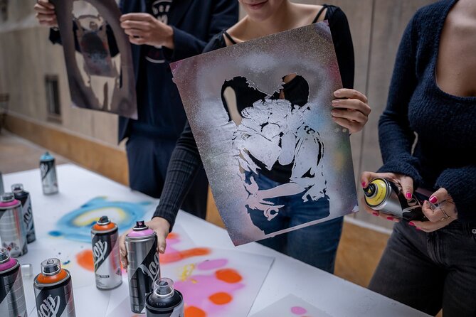 Museum Entrance with Stencil Art Workshop and Spray - Key Highlights at a Glance
