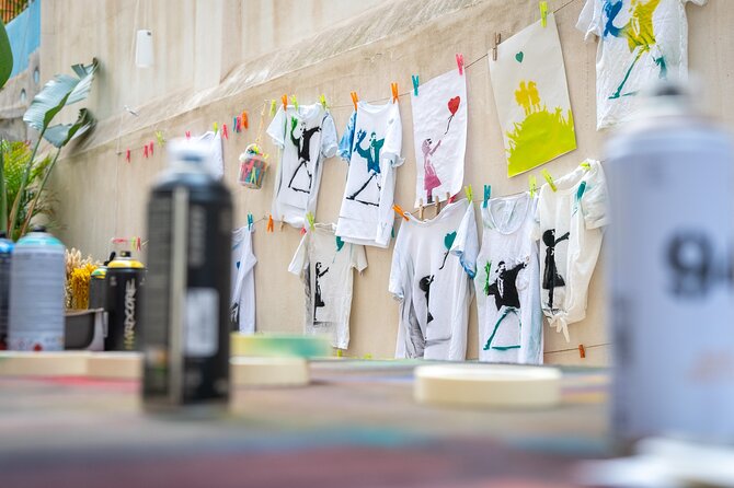 Museum Entrance with Stencil Art Workshop and Spray - Price and Value: $26.41 for Materials, Guidance, and a Take-Home Piece