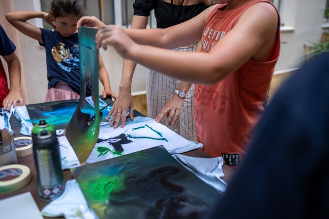 Museum Entrance with Stencil Art Workshop and Spray - Who This Workshop Is Best For