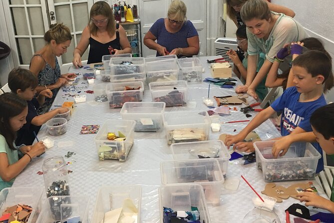 Offer: Be Gaudí mosaic class Barcelona for families (max 4 pax) - A Gaudí-Style Mosaic Workshop Your Family Can Actually Finish