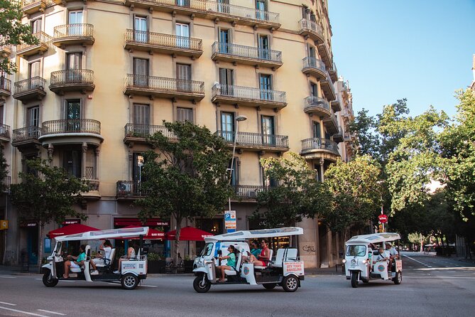 Official Tuk Tuk BCN l Barcelona 3 Hours City Tour - Sagrada Família close-up: the best way to get oriented fast