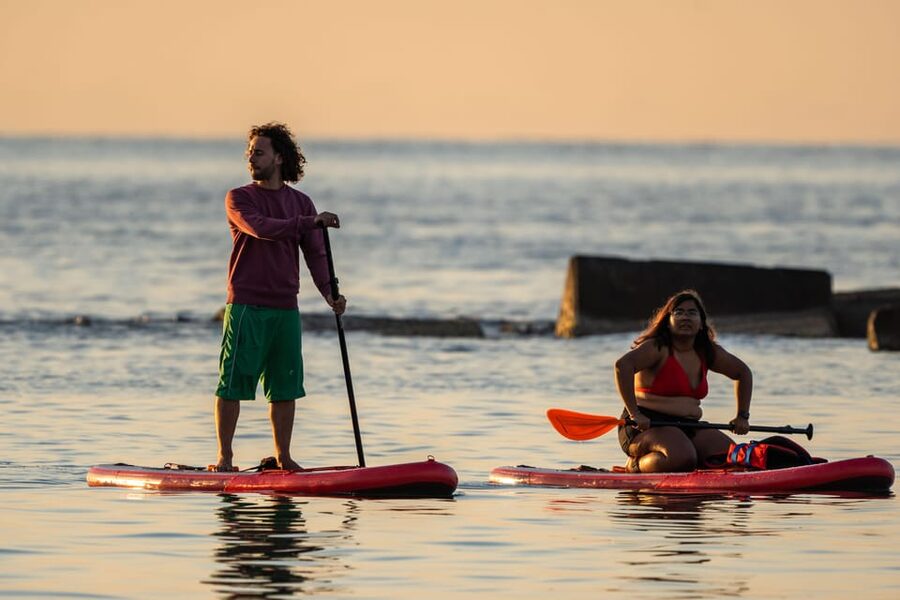Paddlesurf Lesson in Barcelona - Why Barceloneta Works So Well for Your First Paddlesurf