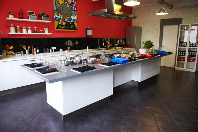 Paella Class & Bottomless Wine: Las Ramblas Views - The menu: from tortilla starters to paella and Catalan cream