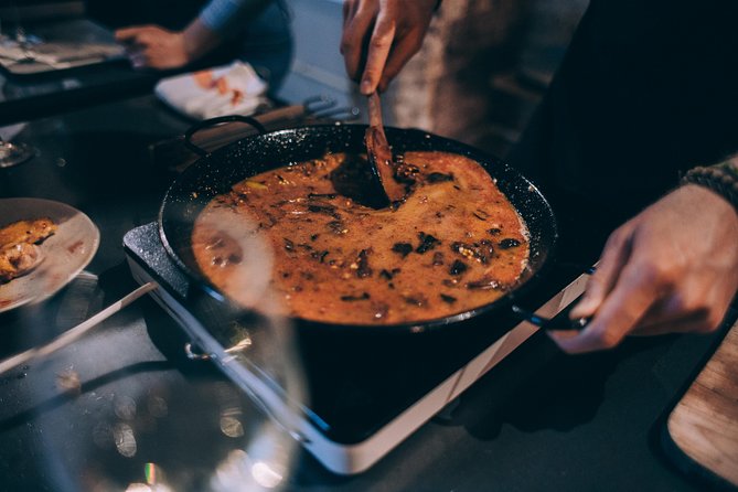 Paella Cooking Class with Professional Chef: Four Course Dinner - Cooking at Your Station, With Real Guidance