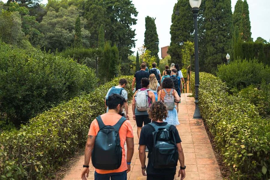 Panoramic Barcelona: Montjuïc, Cable Car, and Beach - One hour on Montjuïc: Olympic venues, gardens, and city transformation views