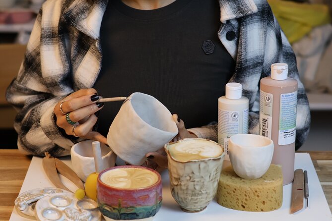 Pottery Workshop and Wine – Barcelona - What you make in 2 hours, cup, bowl, or something decorative