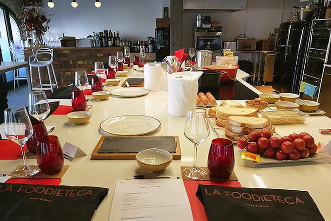 Premium Cooking Class in Designer Loft: Paella & Spanish Tapas - 12:30 tasting by the large windows with local wine
