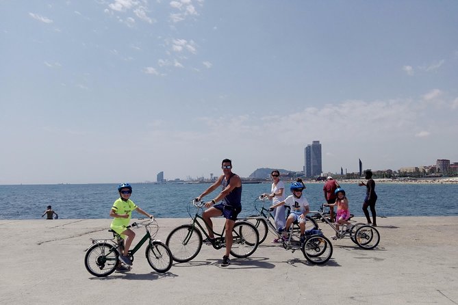 Private Bike tour for families - Port Olímpic and Barceloneta: the beach section families remember
