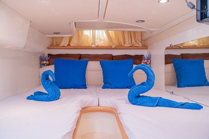Private Gobbi Yacht Charter in Barcelona - The Boat Setup: Sundecks, Shower, Bluetooth, and a Real Bathroom