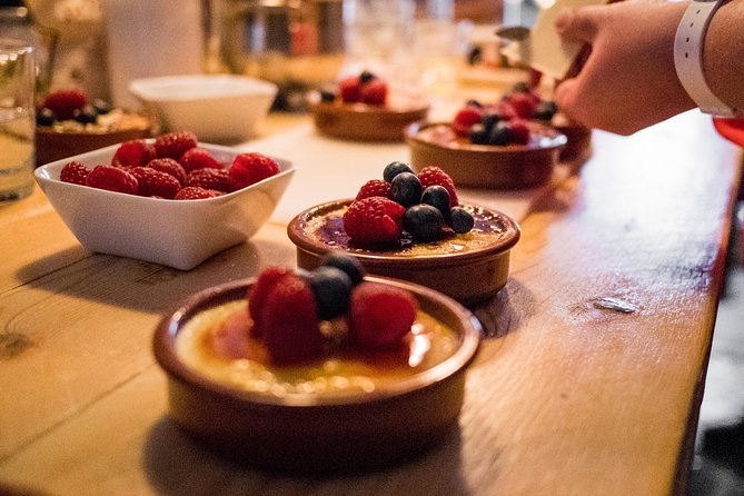 Private Paella class, Tapas, full menu and Sangria workshop - Spanish omelet and crema catalana style dessert
