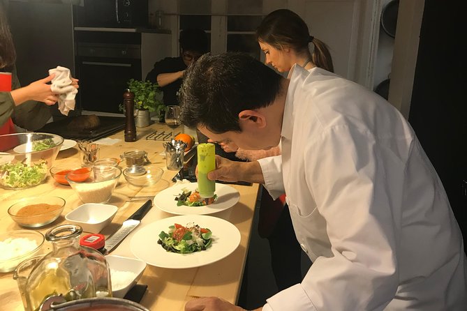 Private Paella class, Tapas, full menu and Sangria workshop - Lunch option and La Boqueria market with a chef