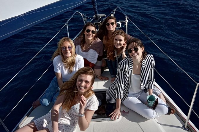 Private Sailing Experience Barcelona up to 11 guests, 2/3/4 hours - Picking sun or shade: top deck comfort with an indoor fallback