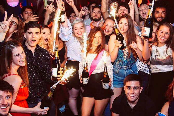 Pub Crawl Barcelona by EVOLVE The BEST night experience - La Rambla finish: ending at a club in the city center