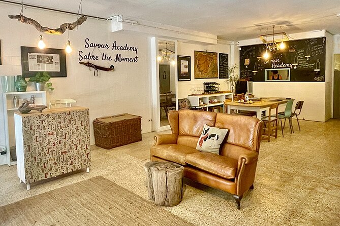 Sabre the Moment: Cava Sabrage Class in Barcelona - Savour Academy Setup in Sants-Montjuïc