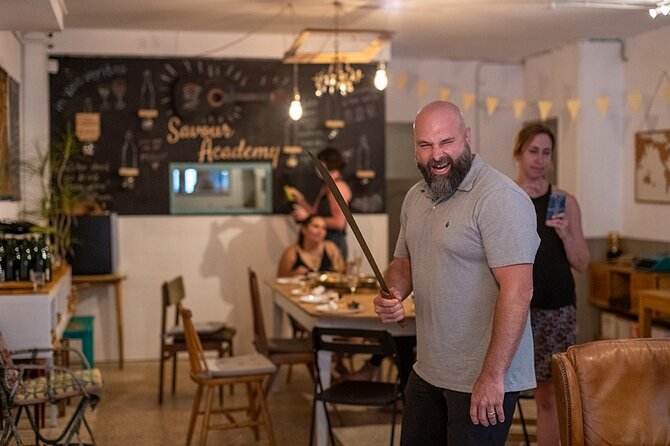 Sabre the Moment: Cava Sabrage Class in Barcelona - Getting the Timing Right in Your Barcelona Day