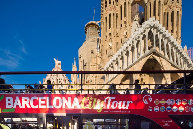 Shore Excursion: Barcelona City Tour Hop-On Hop-Off - East Route walkthrough: harbor beaches, Sant Pau, and Gaudí stops