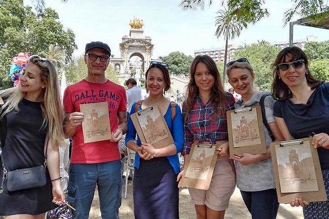 Sketching workshops in Barcelona for everyone - Where you start: Plaça de lÀngel and a smooth kickoff
