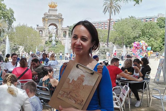 Sketching workshops in Barcelona for everyone - Stop 2: Casa de les Punxes, learning to place lines and massing