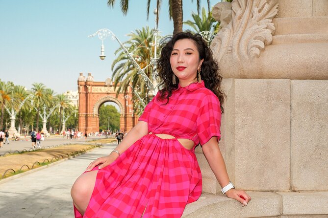 Sunny Barcelona Photoshoot - The photo route in plain language: Cathedral to Arc de Triomf