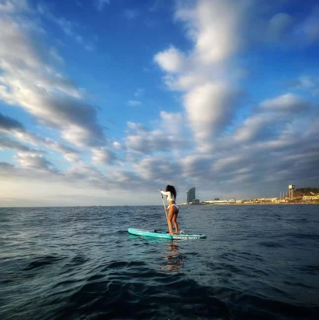 Sunset+paddle surf with music+fotos&videos Barceloneta+snack - Meeting at street level near C/ de Felícia Fuster
