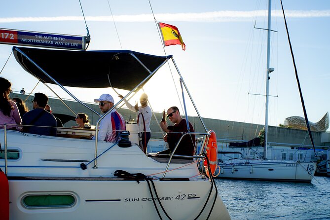 Sunset Sailing Experience w/ Live Spanish Guitar & Spanish Tapas - Entering Barcelona by Water, Not by Street