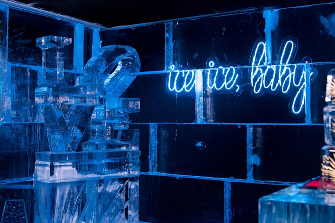 The Ice Bar Experience at Icebarcelona - The ice lounge and hand-carved sculptures: what to look for