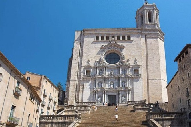 Three Medieval Gems & Local Lunch Private Tour from Barcelona - Girona Cathedral with skip-the-line entry, plus a three-course lunch