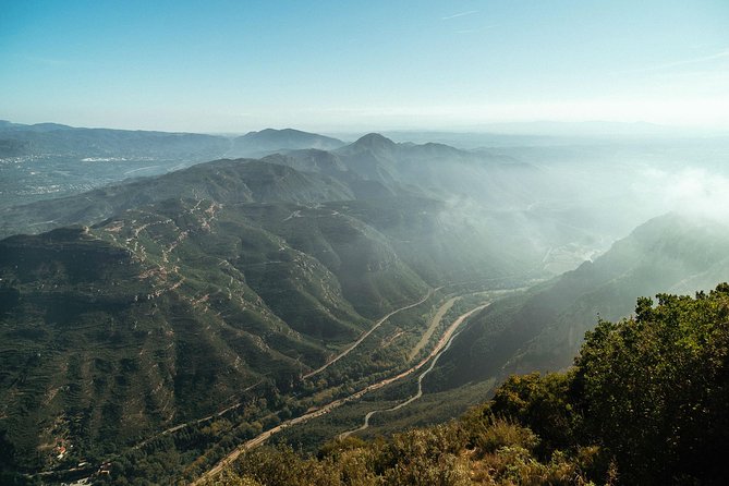 With Locals Ultimate Montserrat PRIVATE Day Trip - With Cable Car and Train - Creu de Sant Miquel: the viewpoint stop that makes the climb worth it