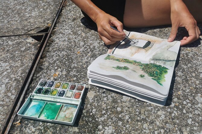 Workshop to learn Drawing and Watercolor in charming places - What You Take Home: Art + Digital Photos